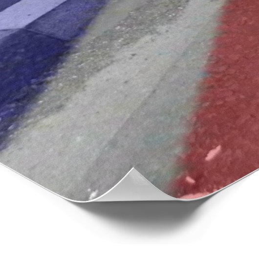 Poster Mini voiture classique britannique (Coin)