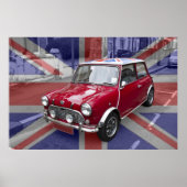 Poster Mini voiture classique britannique (Devant)