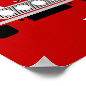 Poster Mini voiture classique d'origine art minimaliste (Coin)