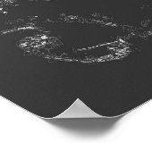 Poster miniature abstraite de moto (Coin)