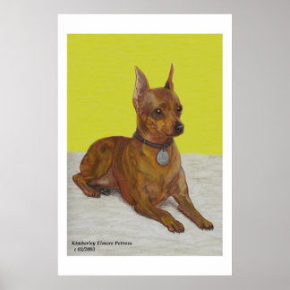 Poster Miniature de Pinscher