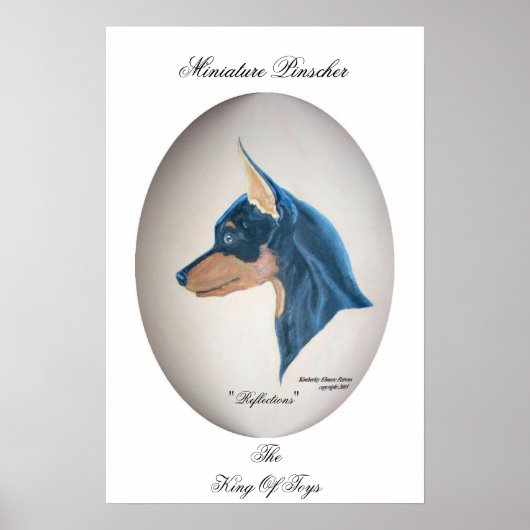 Poster Miniature de Pinscher (Devant)