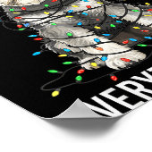 Poster Miniature Schnauzer Christmas I'm Fine Everything  (Coin)