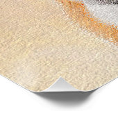 Poster Miniature Taureau Terrier Peinture - Joli Original (Coin)