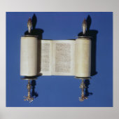 Poster Miniature Torah Scroll, 1765 (Devant)