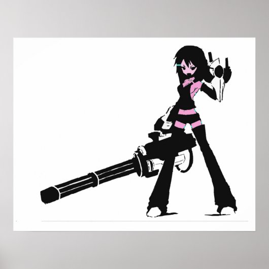 Poster Minigun lass ! (Devant)