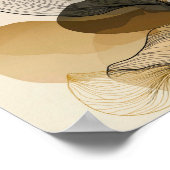 Poster Minimal Abstract Botanical Line Art Design (Coin)