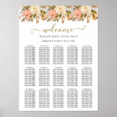 Poster minimal Boho Floral Mariage (Devant)