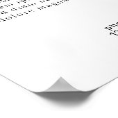 Poster Minimal Elegant Eyebrow Salon Pricelist (Coin)