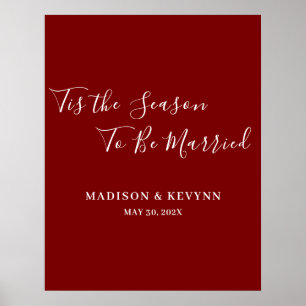 Poster Minimal et chic MARIAGE