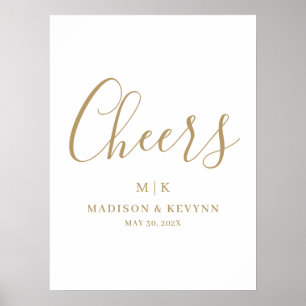 Poster Minimal et chic MARIAGE