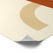 Poster Minimal Geometric Abstract Modern Art Print (Coin)