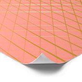Poster Minimal Gradient Pattern. Duo Tone Cover Design. G (Coin)