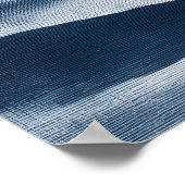 Poster Minimal Indigo Layered Landscape Art (Coin)