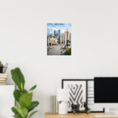 Poster Minimal Milan Italy City View Landmarks (Bureau à domicile)