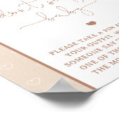 Poster Minimal moderne Teddy Bear Dont Dit Baby Jeu (Coin)