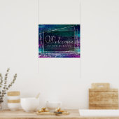 Poster Minimalisme clinquant | Accueil Holographique Irid (Cuisine)