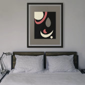 Poster Minimalisme cosmique : Géométrie céleste