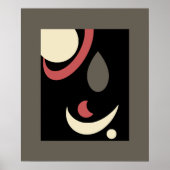 Poster Minimalisme cosmique : Géométrie céleste (Devant)