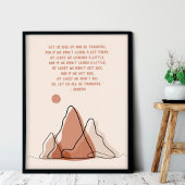 Poster Minimalisme des citations de Gratitude Boho Soleil