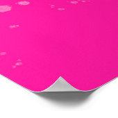 Poster Minimalisme rose (Coin)