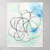 Poster Minimalist Abstract Line Drawing Prints (Devant)