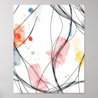 Poster Minimalist Abstract Line Drawing Prints 