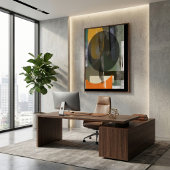 Poster Minimalist abstract trendy artistic colorful