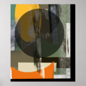 Poster Minimalist abstract trendy artistic colorful (Devant)