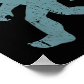 Poster Minimalist Bigfoot Cket Logo Sasquatch Cryptid Coo (Coin)