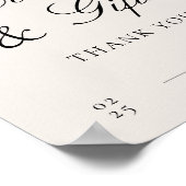 Poster Minimalist Cards & Gifts Editorial Wedding Sign (Coin)