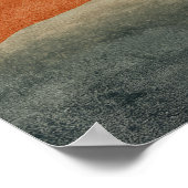 Poster Minimalist Desert River Abstract Wall Art (Coin)