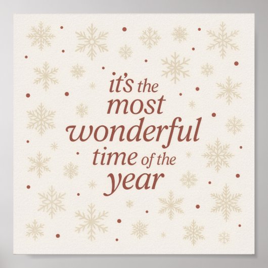 Poster Minimalist Holiday Printable Wall Art (Devant)