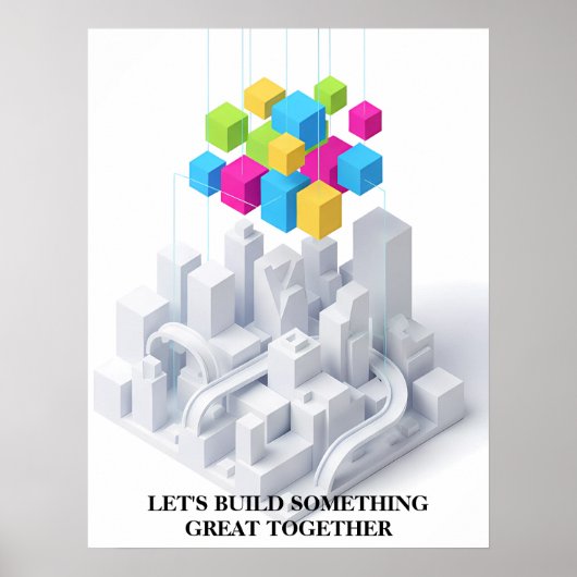 Poster Minimalist Motivational Wall Art Print (Devant)