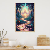 Poster Minimalist Motivational Wall Art Print/Inspiration (Cuisine)