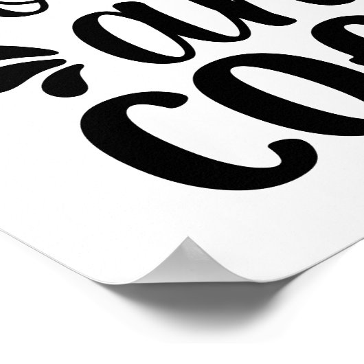 Poster Minimalist Paw Print & Book Graphic Quote (Coin)