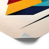 Poster Minimalist Pop Art Geometric Christmas Tree (Coin)