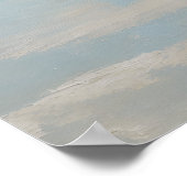 Poster Minimalist Salt Flat Abstract Landscape Art (Coin)