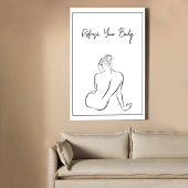 Poster Minimalist Spa Decor Print