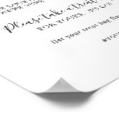 Poster Minimaliste Biscuit Bar Chien Traite Mariage Faveu (Coin)