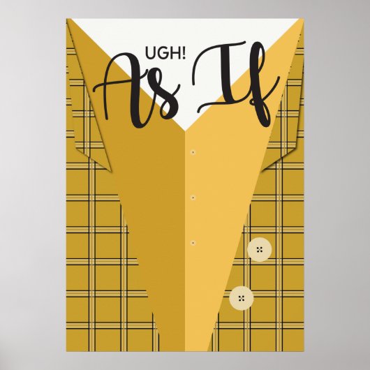 Poster minimaliste Clueless (Devant)