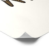 Poster minimaliste de cerfs en crèche (Coin)