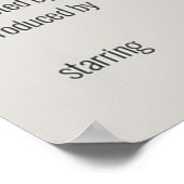 Poster Minimaliste de la suspension (Coin)