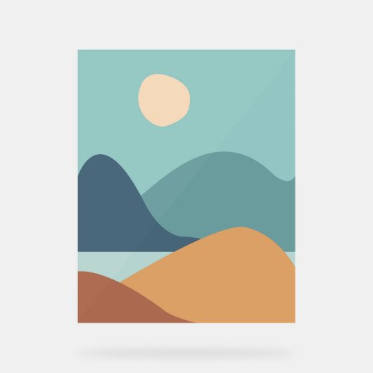 Poster minimaliste de saumonier (Recto)