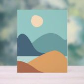 Poster minimaliste de saumonier (Neutre)