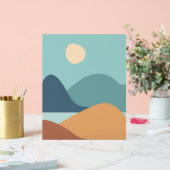 Poster minimaliste de saumonier (Mariage)