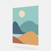 Poster minimaliste de saumonier (Angle)