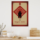 Poster minimaliste du maître Dungeon (Cuisine)