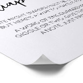 Poster Minimaliste Hello Baby moderne Late Night Diapers (Coin)