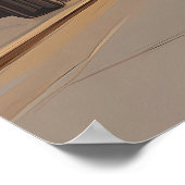 Poster minimaliste Madrid Skyline - Art espagnol (Coin)